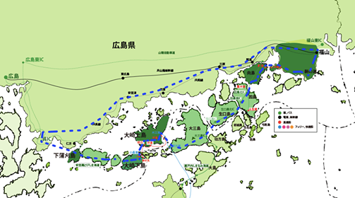 瀬戸内地図 アースキューブジャパン